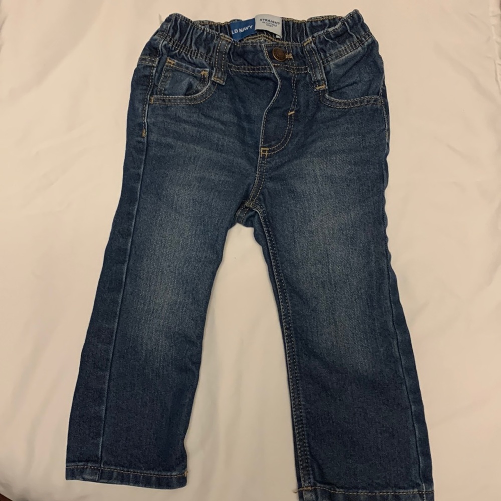 Old Navy toddler boy straight jeans 18-24 months